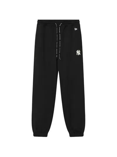 New Era Logo-embroidered Track Pants In Black