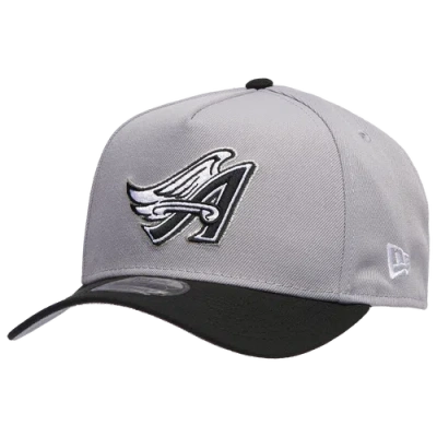New Era Los Angeles Angels  Angels 9forty A-frame Cap In Black/silver/grey