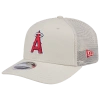 New Era Los Angeles Angels  Angels Perf 970 Adjustable Cap In Khaki/white