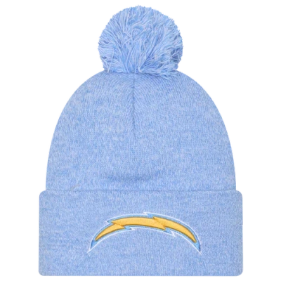 New Era Los Angeles Chargers  Chargers Marl Pom Knit In Blue