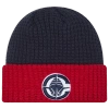 New Era Los Angeles Clippers  Clippers Waffled Knit Hat In White/red/navy