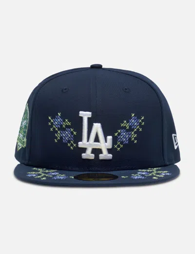 New Era Los Angeles Dodgers 59fifty Garden In Blue