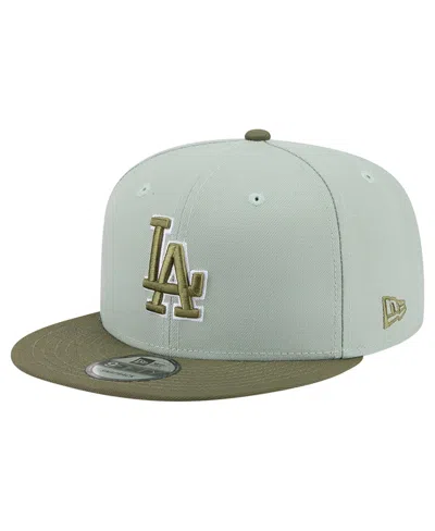 New Era Los Angeles Dodgers 9fifty Snapback Flat Bill Baseball Cap In Green