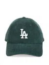 New Era Los Angeles Dodgers Corduroy Cap In Green