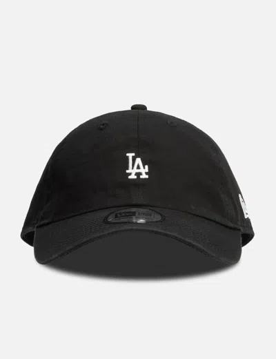 New Era Los Angeles Dodgers Essential Mini Logo Classic Cap In Black