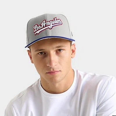 New Era Los Angeles Dodgers Mlb 59fifty Fitted Hat In Gray