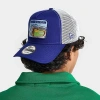 New Era Los Angeles Dodgers Mlb 9forty A-frame Trucker Hat In Blue