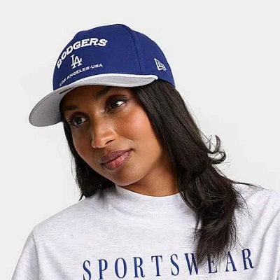 New Era Los Angeles Dodgers Mlb 9forty M-crown A-frame Snapback Hat In Blue