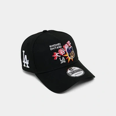 New Era Los Angeles Dodgers Mlb 9forty Shohei Graphic Snapback Hat In Black
