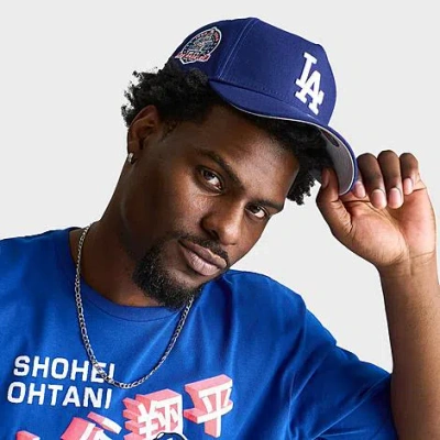 New Era Los Angeles Dodgers Mlb 9forty Snapback Hat In Blue