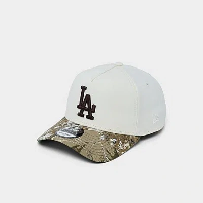 New Era Los Angeles Dodgers Mlb 9forty Snapback Hat In White