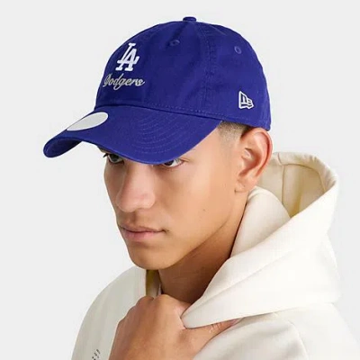 New Era Los Angeles Dodgers Mlb 9twenty Strapback Hat In Blue