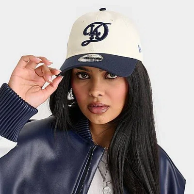 New Era Los Angeles Dodgers Mlb 9twenty Strapback Hat In Neutral
