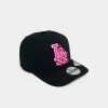 New Era Los Angeles Dodgers Mlb Neon 9fifty A-frame Snapback Hat In Black