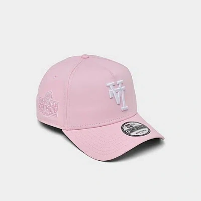 New Era Los Angeles Dodgers Mlb Upside Down World Series 9forty Snapback Hat In Pink