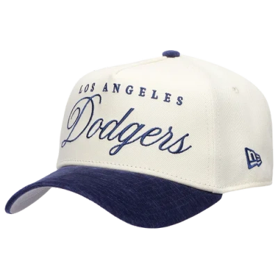 New Era Los Angeles Dodgers  Dodgers 2 Tone Velvet Script Cap In White