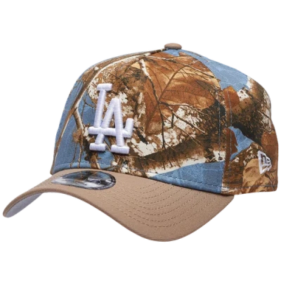 New Era Los Angeles Dodgers  Dodgers 940 A-frame Realtree Cap In Brown