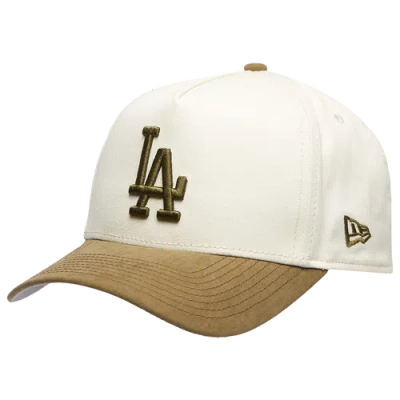 New Era Los Angeles Dodgers  Dodgers 940af Suede Cap In White