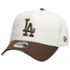 New Era Los Angeles Dodgers  Dodgers 9forty A-frame Cap In White/walnut