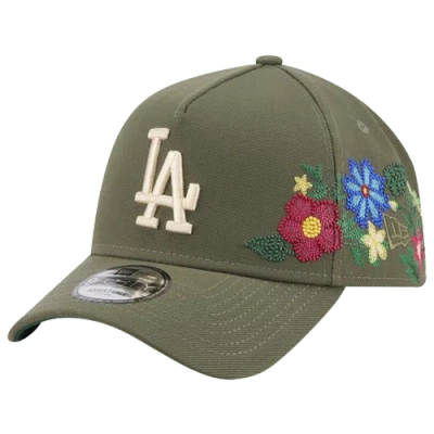 New Era Los Angeles Dodgers  Dodgers 9forty A-frame Floral Cap In Green