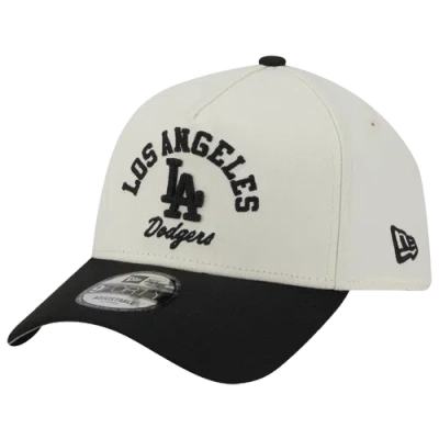 New Era Los Angeles Dodgers  Dodgers 9forty A-frame Arch Cap In Neutral