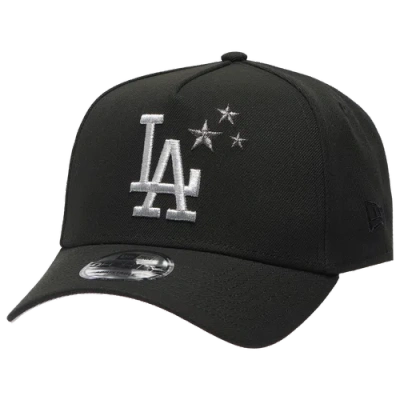 New Era Los Angeles Dodgers  Dodgers 9forty Metallic A-frame Cap In Black