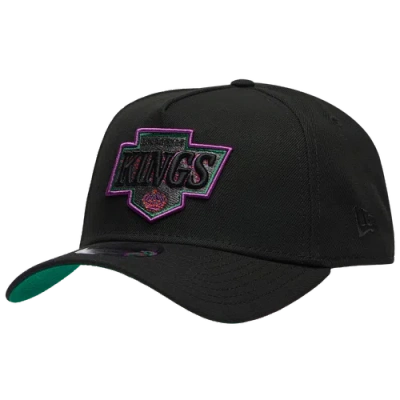 New Era Los Angeles Kings  Kings 940af Neon Pop Cap In Black
