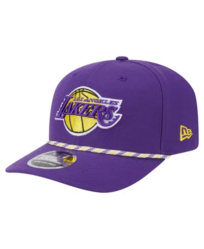 New Era Los Angeles Lakers 9seventy Stretch Fit Baseball Cap In Purple