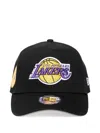 New Era Los Angeles Lakers Aframe Nba Patch Cap In Black