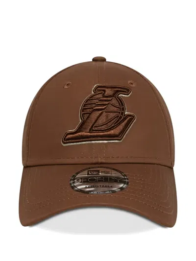 New Era Los Angeles Lakers Nba Team Outline 9forty Baseball Cap In Black