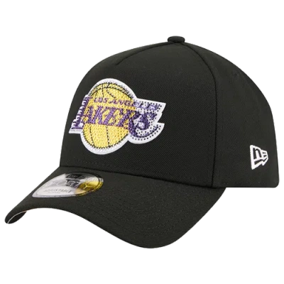 New Era Los Angeles Lakers  Lakers 940 A Frame Draft 26 Cap In Black