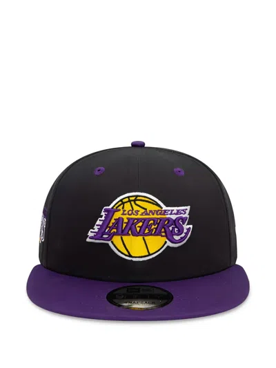 New Era Los Angeles Lakers Team Color 9fifty Cap In Black