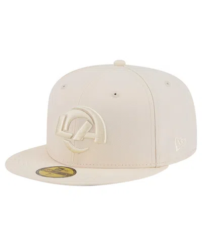 New Era Los Angeles Rams 59fifty Flat-bill Fitted Cap In Gray