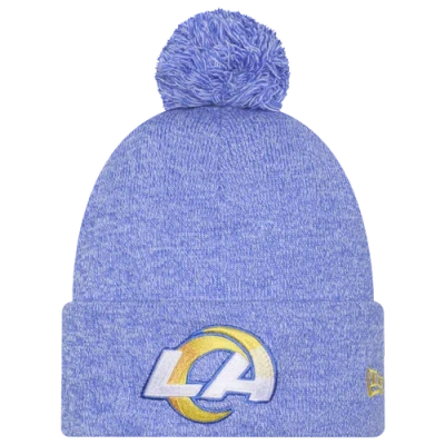 New Era Los Angeles Rams  Rams Marl Pom Knit In Blue