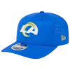 New Era Los Angeles Rams  Rams Perf 970 Adjustable Cap In White/blue