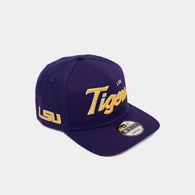 New Era Louisiana State University Tigers 9fifty Snapback Hat In Blue