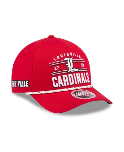 New Era Louisville Cardinals Historic March Madness 9forty Baseball Cap In Red
