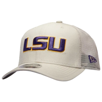 New Era Lsu Otc 970 Perform Cap In Khaki/white