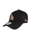New Era Man Hat Black Size Onesize Cotton In Black