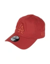 New Era Man Hat Brick Size Onesize Cotton In Red