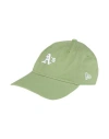 New Era Man Hat Green Size Onesize Cotton In Green