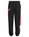 New Era Man Pants Black Size Xl Cotton, Polyester In Black