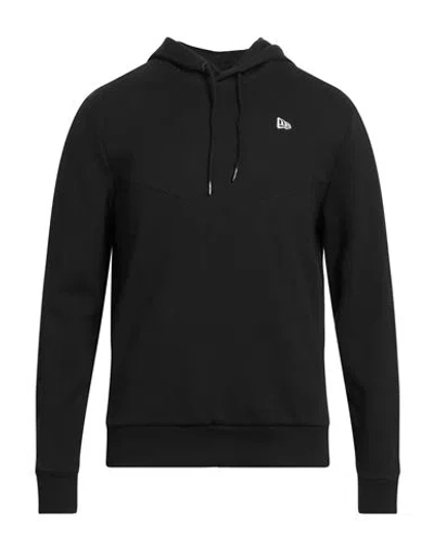 New Era Man Sweatshirt Black Size S Cotton, Polyester