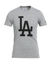 New Era Man T-shirt Light Grey Size S Cotton In Gray