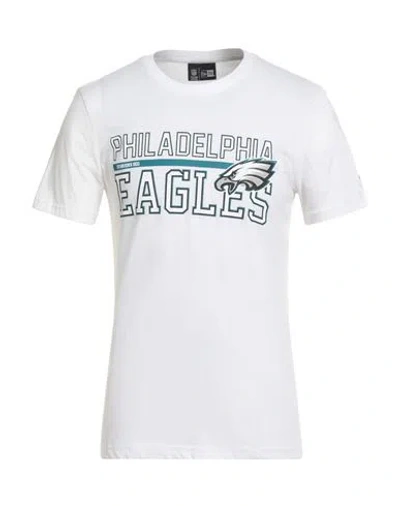 New Era Man T-shirt White Size Xxl Cotton