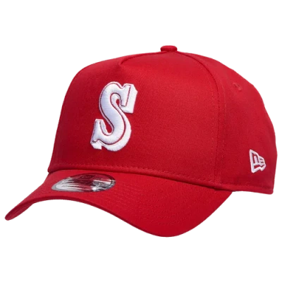 New Era Mariners 9forty A-frame Hat In Red
