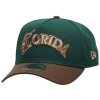 New Era Marlins 9forty A-frame Cap In Green