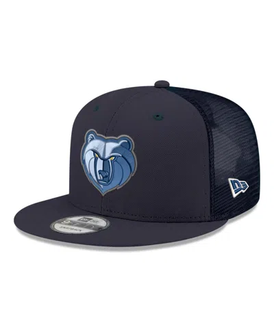 New Era Memphis Grizzlies 9fifty Mesh Snapback Baseball Cap In Blue