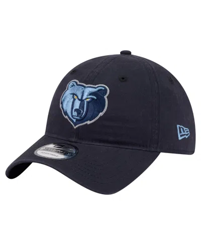 New Era Memphis Grizzlies Adjustable Relaxed-fit Low-crown Baseball Cap In Blue