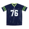 New Era Men's American Football Jersey Nfl Logo Oversized Tee Seasea Obsidian Blue/original Team Colors In Blue